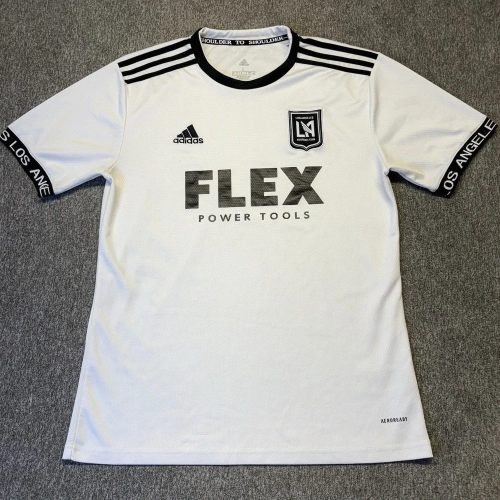 LAFC Adidas 2021/2022 MLS‎ Player Authentic Away Soccer Jersey Sz Large
